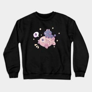 Cat with taiyaki Crewneck Sweatshirt